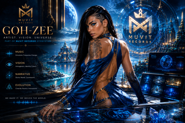 GOH-ZEE – Un Progetto dell'Universo MUVIT GOH-ZEE nell'ecosistema MUVIT, tra musica, identità artistica, visione creativa e connessioni narrative.